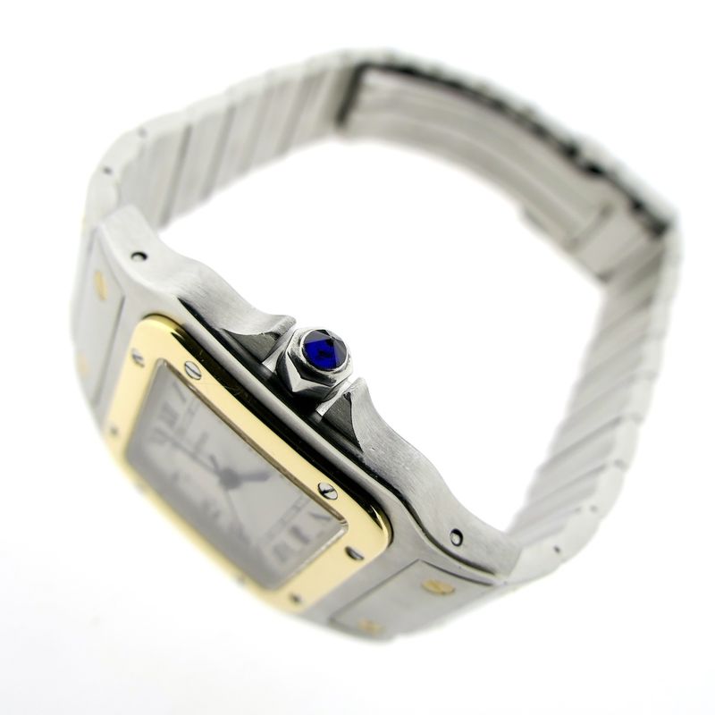 Image 16 of Cartier Santos Galbee; 18k. gold/steel watch