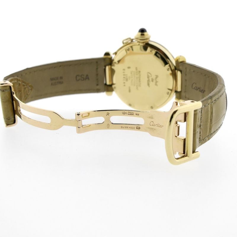 Image 17 of Cartier Pasha Automatic; 18k gold unisex watch