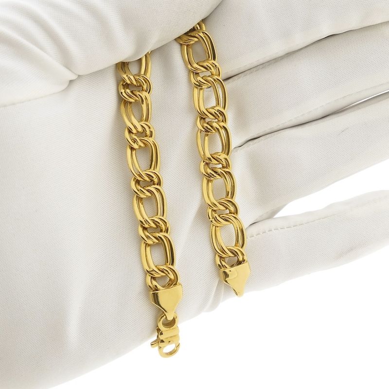 Image 9 of Gold flat Prince of Wales bracelet