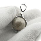 Image 5 of Silver pendant with beige moonstone