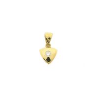 Gold Pendant with Diamond; 0.05 ct.