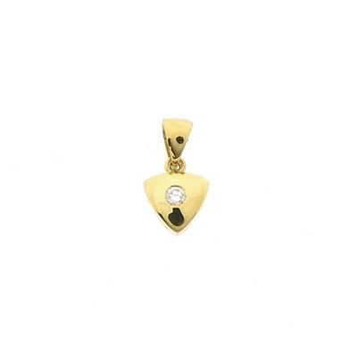 Image 1 of Gold Pendant with Diamond; 0.05 ct.