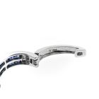 Image 8 of White gold stud earrings with sapphire