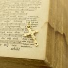 Image 2 of Gold pendant of a cross with corpus