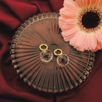 18K Gold Zirconia Earrings | Blush