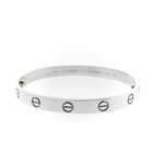 Image 7 of 18K white gold LOVE bracelet; Cartier | Ø 54.5 mm