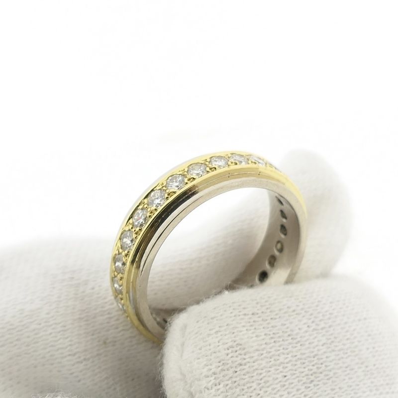 Image 5 of Bicolor alliance ring with diamonds