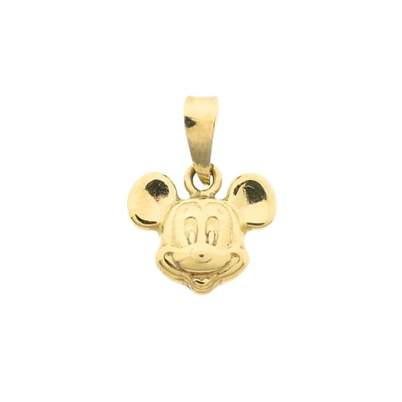 Image 1 of Gold Disney pendant; Mickey Mouse