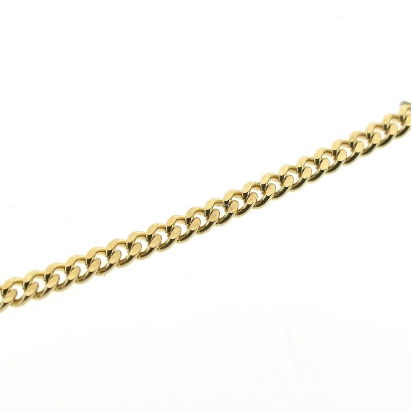 Image 3 of 18K Long gold gourmet link necklace | 61 cm