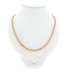Image 3 of Golden Square Byzantine Link Necklace