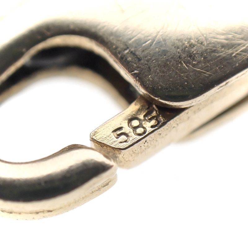 Image 4 of Two-tone gold Figaro link bracelet