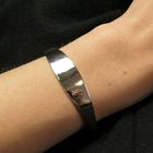Image 5 of Silver clamp bracelet; Vintage | Ø 53 mm