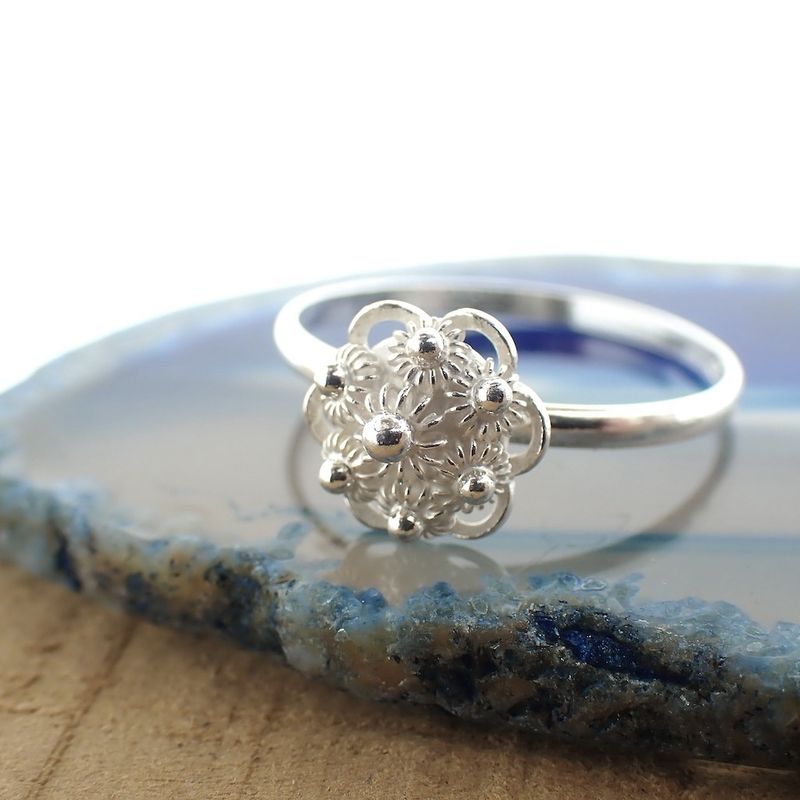 Image 7 of Silver ring with Zeeland button