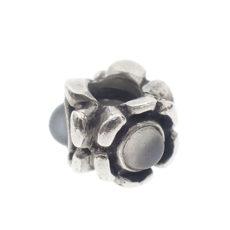 Image 1 of Pandora charm; Silver; Morning Flower