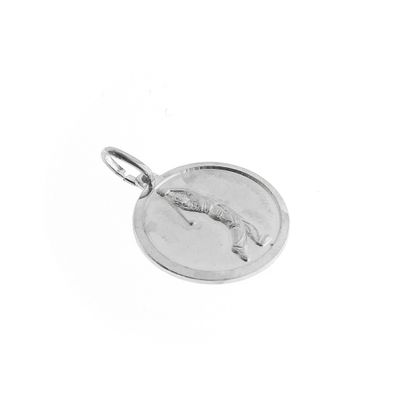 Silver sports pendant of a golfer Image 2 of Silver sports pendant of a golfer