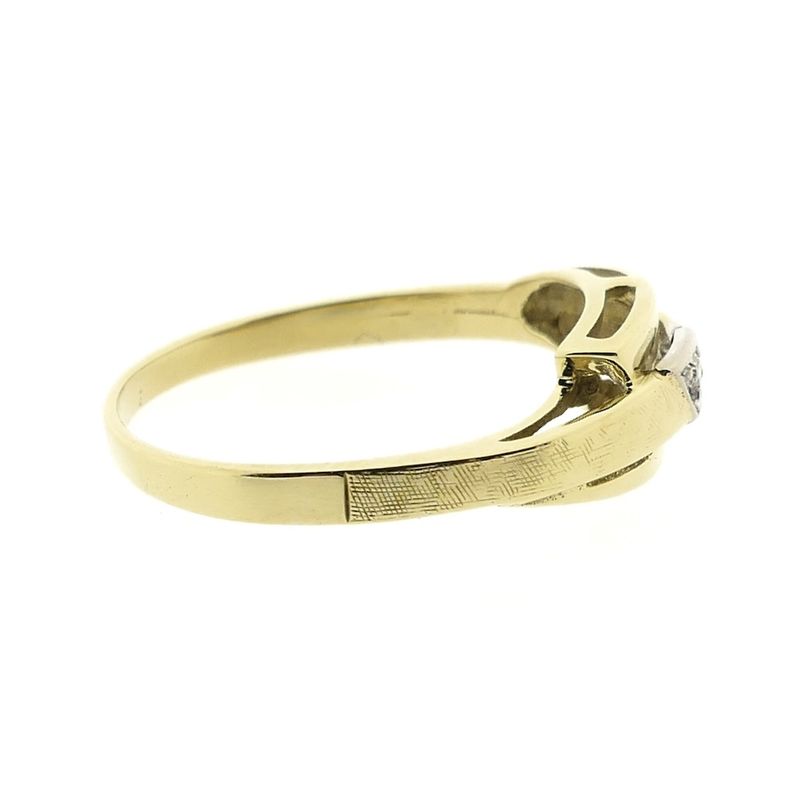 Image 5 of Gold ring with diamond