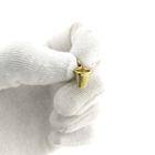 Image 10 of Gold minimalist pendant of a thimble