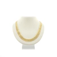 Gold matte Cleopatra necklace