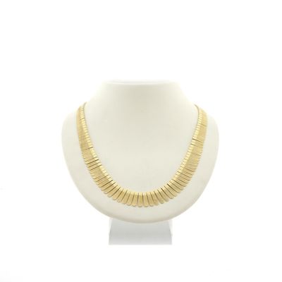 Image 1 of Gold matte Cleopatra necklace