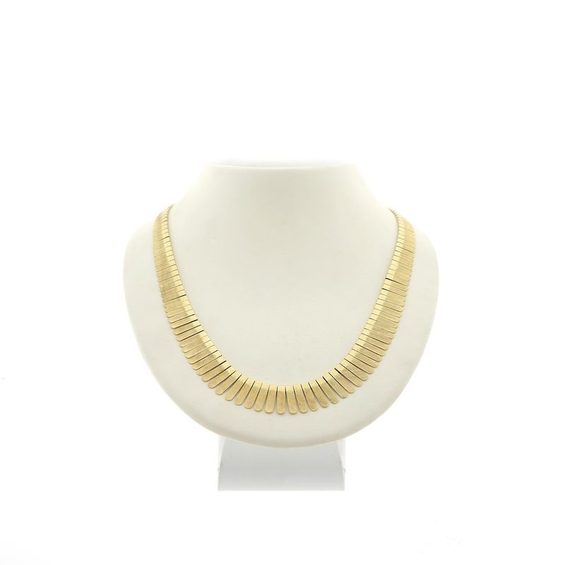 Image 1 of Gold matte Cleopatra necklace