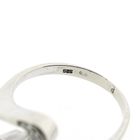 Image 6 of White gold ring with 0.04 ct diamond.
