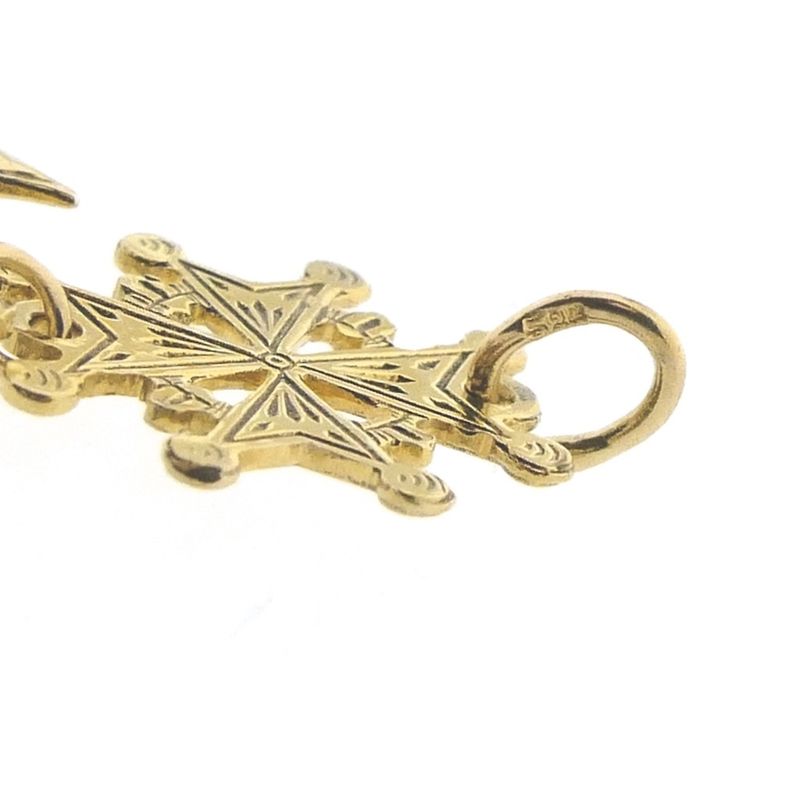 Image 6 of Gold pendant | Huguenot Cross