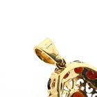 Afbeelding 7 van Gouden hanger met granaat