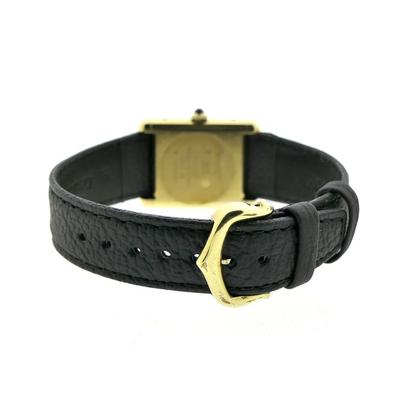 Image 6 of Cartier Tank Vermeil Trinity; Vintage mechanical women's watch