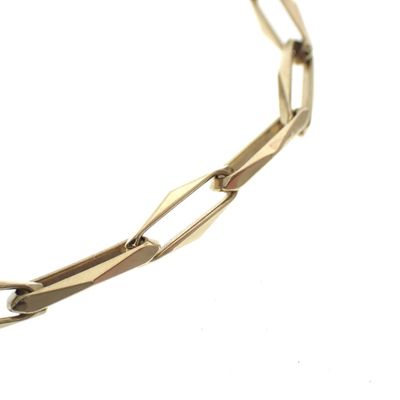 Gold closed for ever bracelet | 18 cm Image 2 of Gold closed for ever bracelet | 18 cm