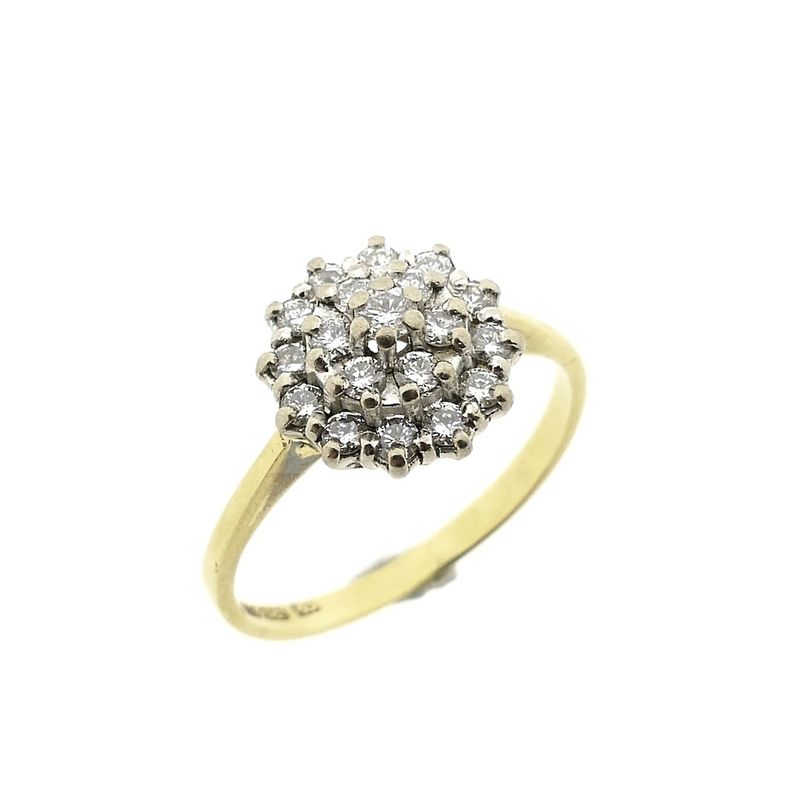 Image 1 of Gold cocktail ring with diamond | 0.60 ct.