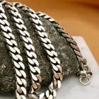 Image 2 of Sturdy Silver Gourmet Chain Necklace