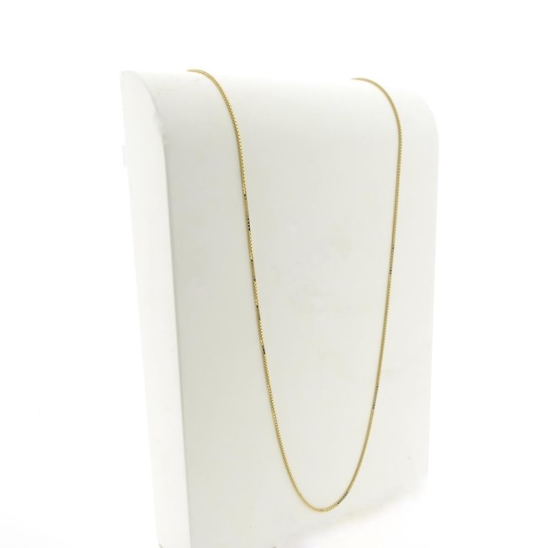 Image 6 of Golden Venetian link chain | 71 cm