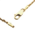 Image 8 of Long gold twisted link chain