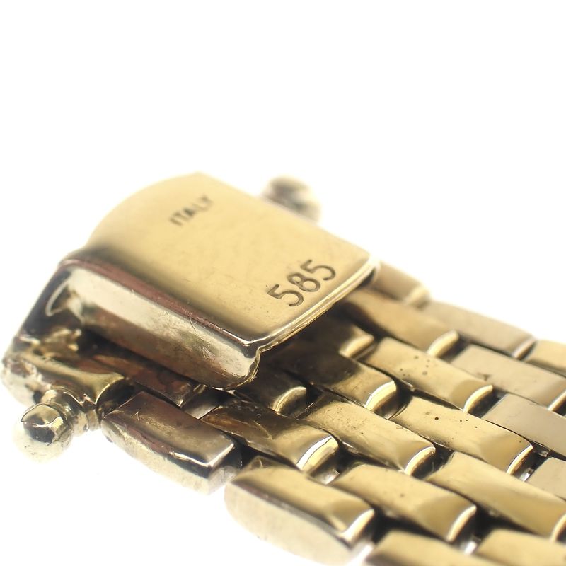 Image 7 of Two-tone gold panther link bracelet