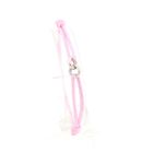 Image 3 of Forever Knots® Handmade Pink Satin Bracelet with Silver Chain