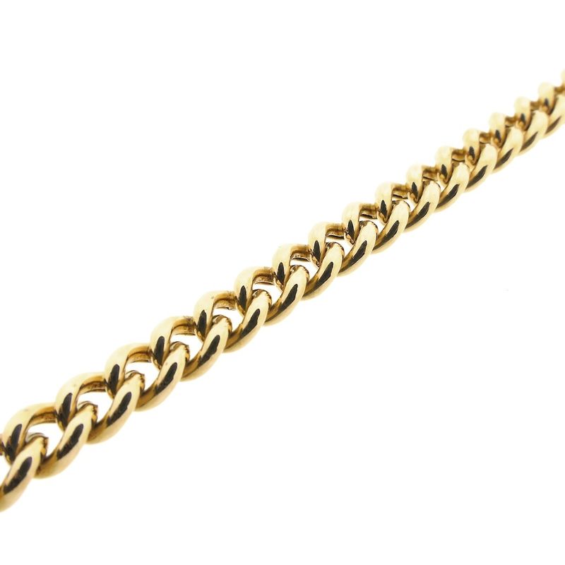 Image 8 of Gold gourmet link bracelet | 22 cm