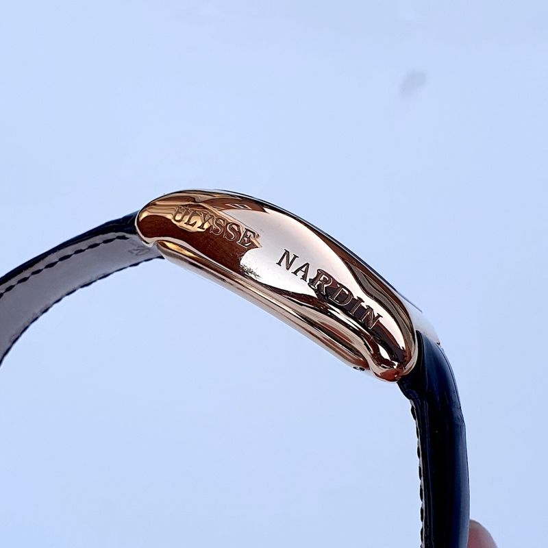Image 21 of Ulysse Nardin Ludovico; 18k rose gold men's watch with perpetual calendar