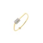 Image 1 of Gold spinner ring with zirconia