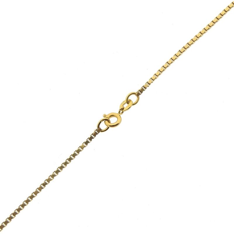 Image 7 of Golden Venetian link chain | 55 cm