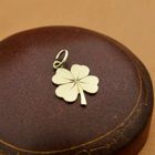 Image 2 of Gold pendant of a four-leaf clover