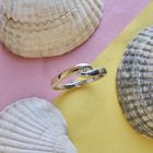 Image 5 of Jeunesse two-tone gold ring with diamond; 0.02 ct