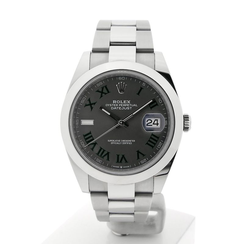 Image 1 of Rolex Datejust 41mm 'Wimbledon' 126300; Automatic men's watch