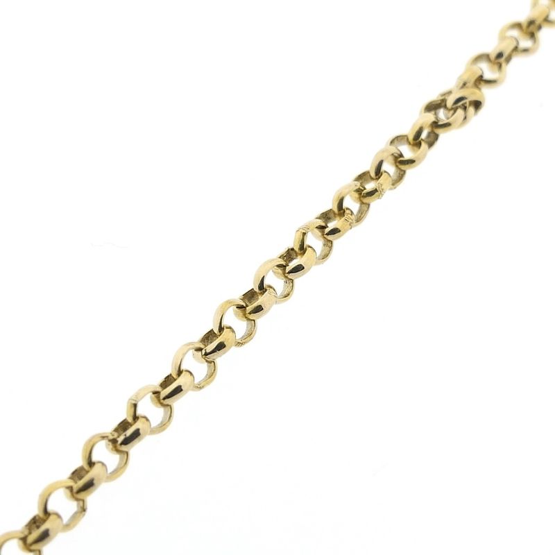 Image 8 of 8-karat Jasseron link bracelet | 19 cm