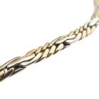 Image 4 of Two-tone gold gourmet link necklace | 43.5 cm