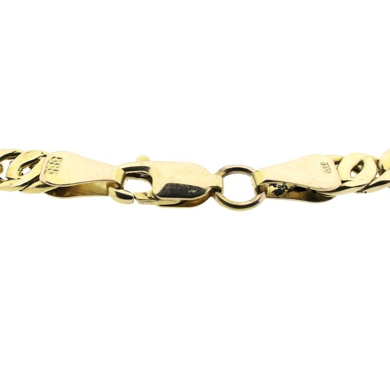 Image 4 of Gold navy link bracelet | 18 cm
