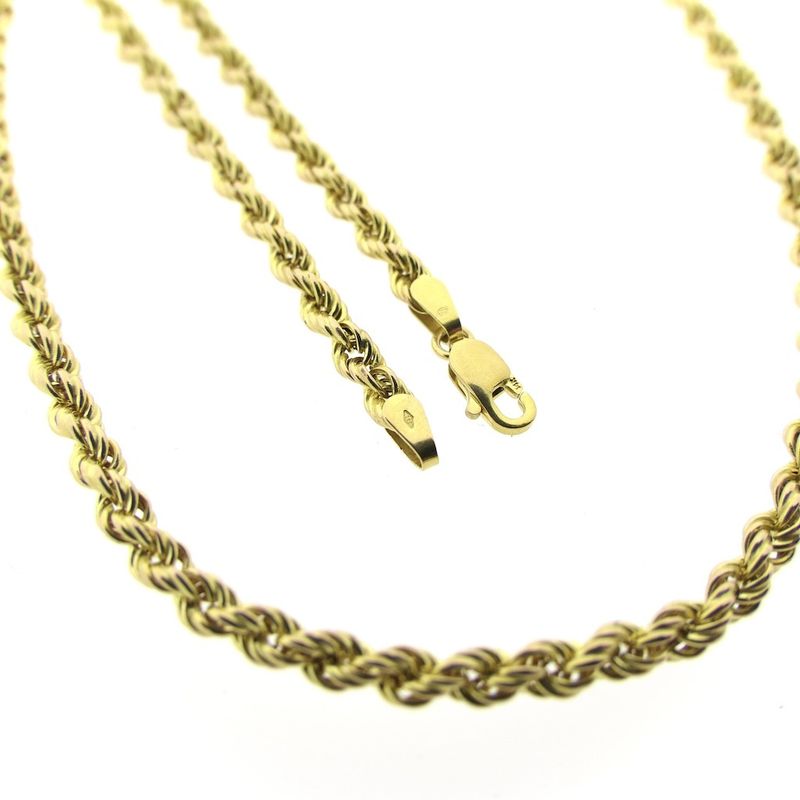 Image 5 of Gold twisted link chain | 40-80 cm