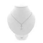 Image 6 of White gold pendant with diamond; 0.02 ct.