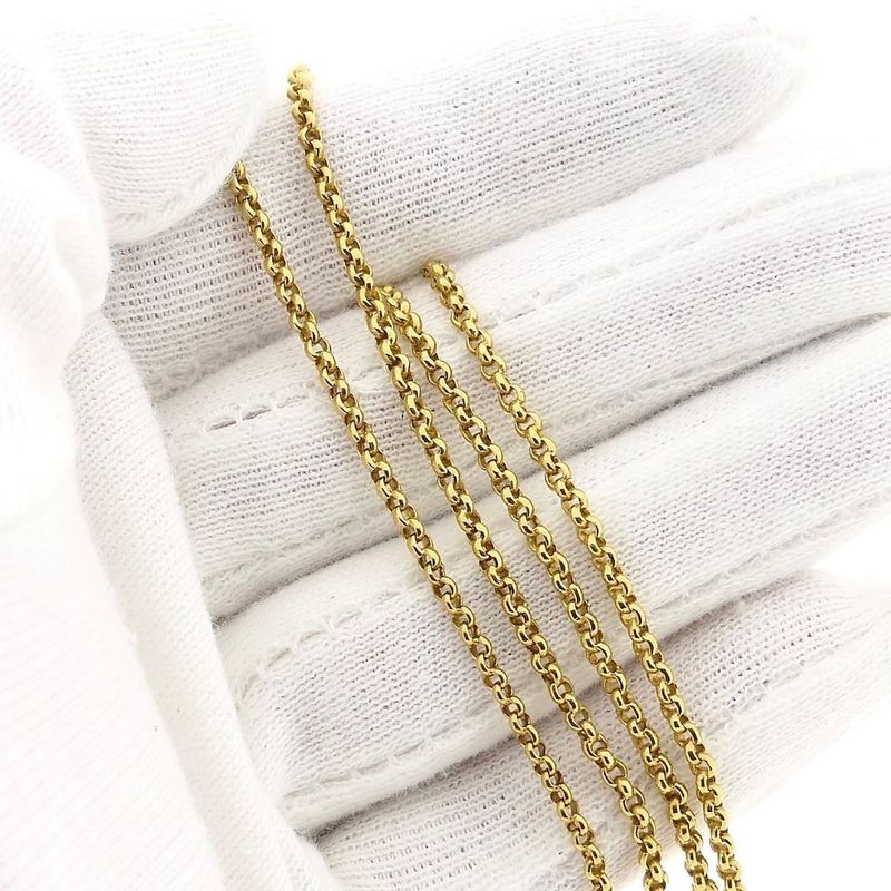 Afbeelding 4 van Gouden jasseron schakelketting