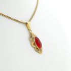 Image 7 of Gold Pendant with Carnelian