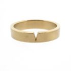 Image 7 of Gold matte ring; Niessing